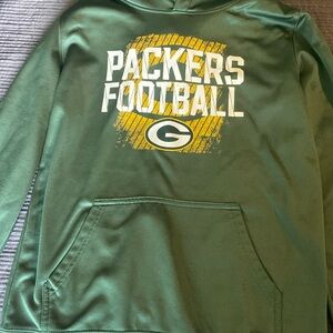 Green Bay Packers Boy Hooded sweatshirt- large
